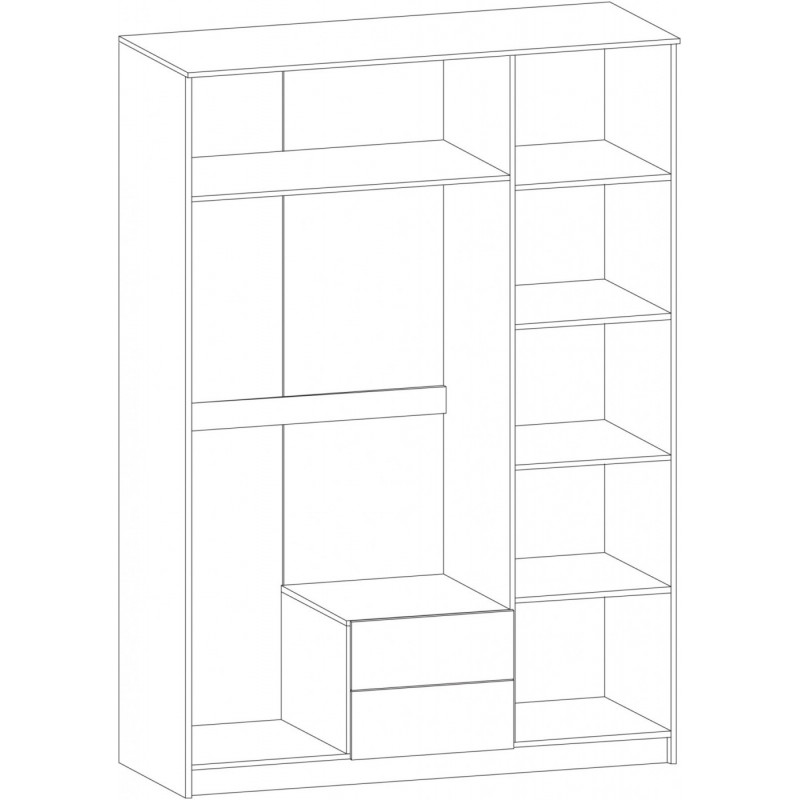 Шкаф Флорис 3Д Мебель сервис™