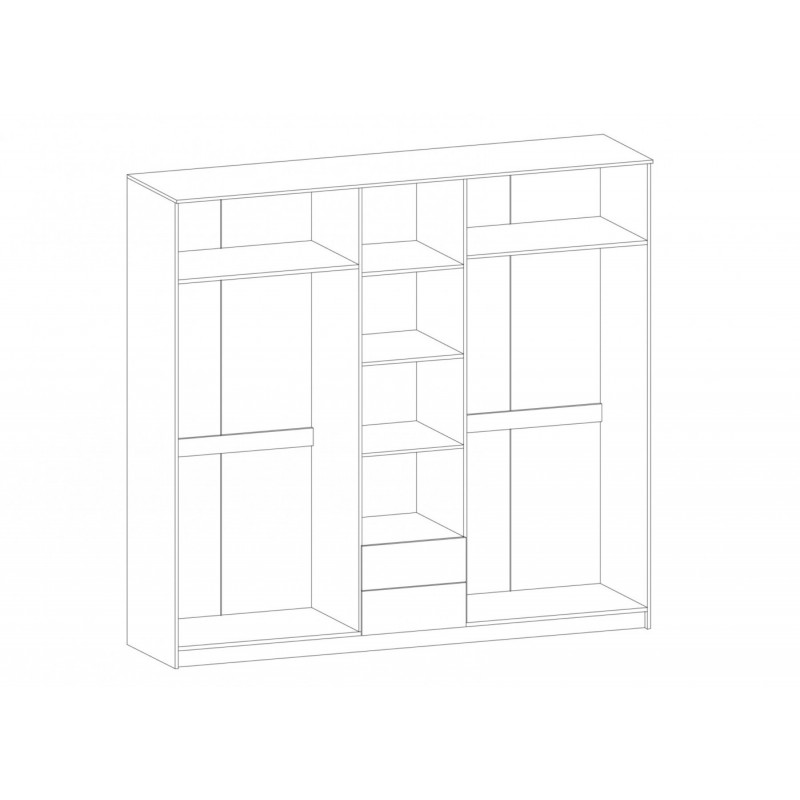 Шкаф Флорис 5Д Мебель сервис™