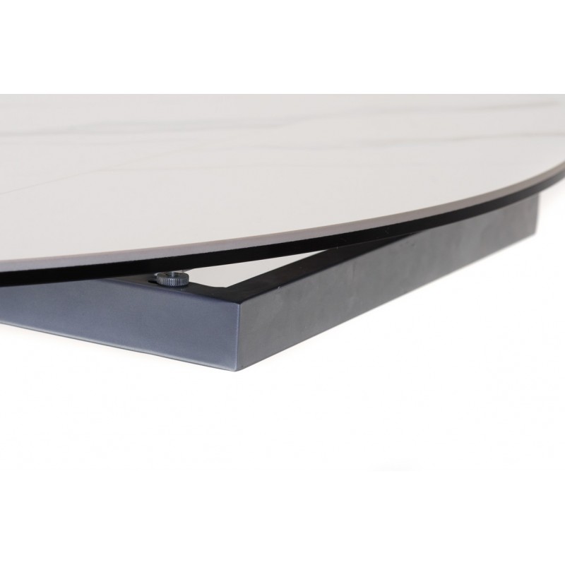 Стол керамический TML-830 белый мрамор Vetro™