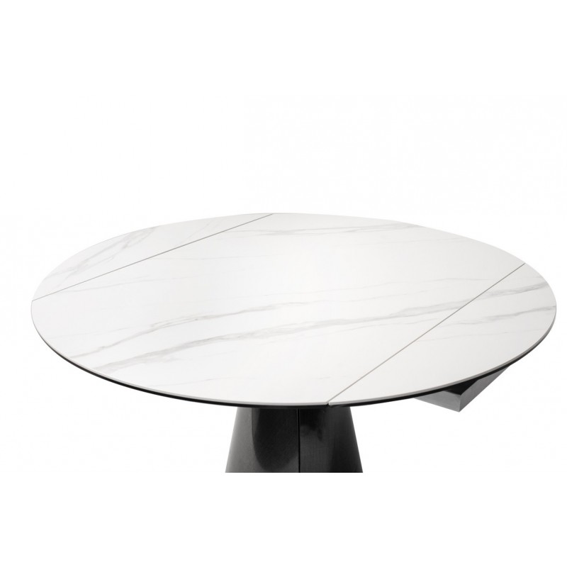 Стол керамический TML-830 белый мрамор Vetro™