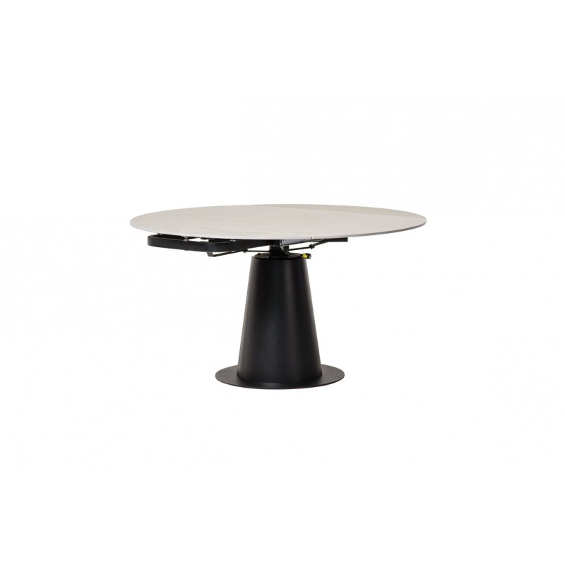 Стол керамический TML-831 грей стоун + черный Vetro™