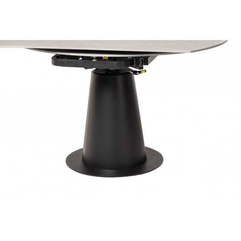 Стол керамический TML-831 грей стоун + черный Vetro™